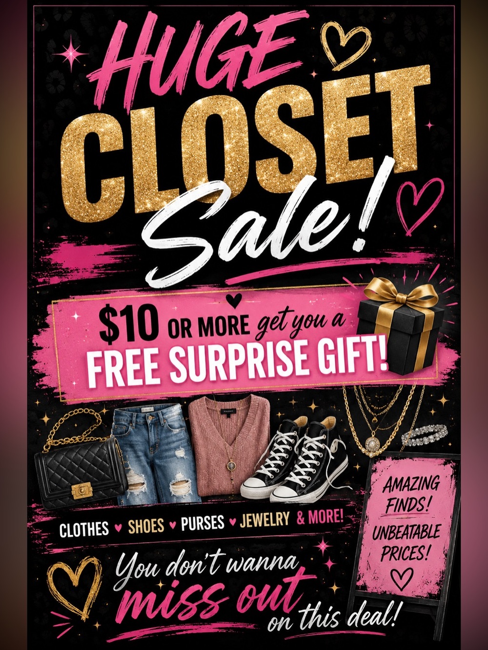 Spend $10 get a free surprise gift valued over $40
